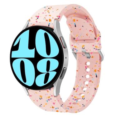 Imagem de HAYONLIY Pulseiras sem lacunas compatíveis com Samsung Galaxy Watch 6/5/4 de 40 mm e 44 mm/Watch 6 Classic de 43 mm e 47 mm/Watch 5 Pro de 45 mm/Watch 4 Classic de 42 mm e 46 mm, pulseira esportiva de