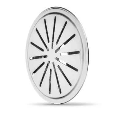 Imagem de Ralo Inox Antiturbilhão Encaixe 50mm Para Piscina Nautilus