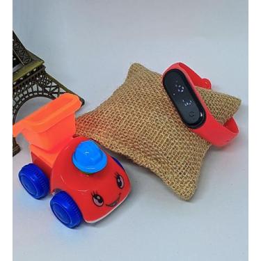 Imagem de Kit Relógio Infantil Digital Esportivo + Carrinho Contrução - LVO, Ver
