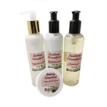 Imagem de Sabonete Barra 85gr/Liq/Shampoo/Cond - 250 ML Dama da Noite - BD Net C