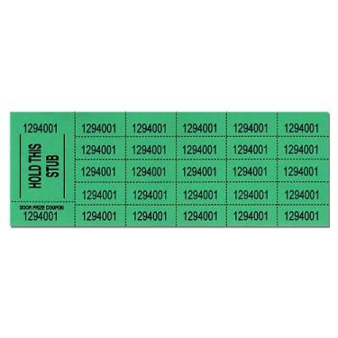 Imagem de Bilhetes de leilão - 500 folhas (verde)