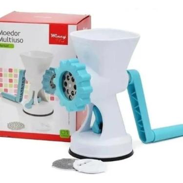 Imagem de Moedor de Carne Linguiça Multiuso Manual Com Funil - Wincy