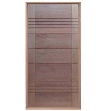 Imagem de Porta Pivotante BBB-R 8 Frisos de Madeira Maciça Reto de Cedro Arana B