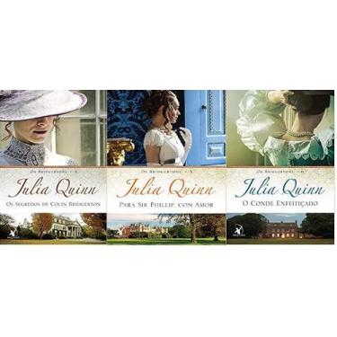 Imagem de KIT 3 LIVROS JULIA QUINN OS BRIDGERTONS Os segredos de Colin Bridgerto
