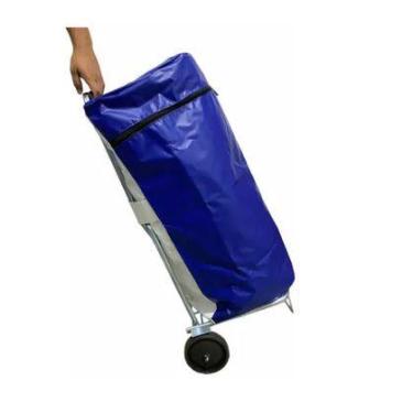 Imagem de Bolsa Sacoleira Impermeável + Carrinho De Mão  - Mazza, Azul, P