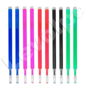 Imagem de Kit 10 Refil Para Caneta Fantasminha Magica Apaga Com Calor - Levolpe