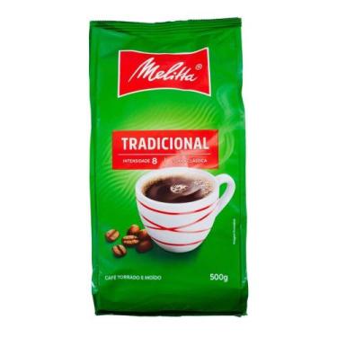 Imagem de Café Tradicional Torrado e Moído Pouch Melitta 500g