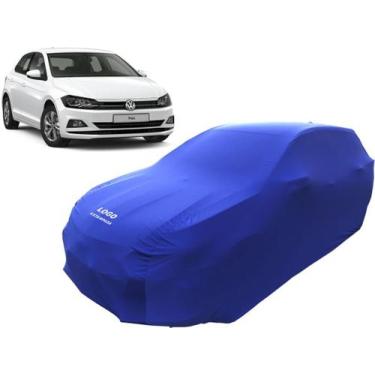 Imagem de Capa De Tecido P/ Proteção De Carros Volkswagen Novo Polo - Mz, Azul