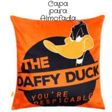 Imagem de Capa Almofada Poliéster Daffy Duck Despicable 45x45cm 40067 - Btc Deco