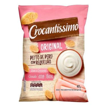 Imagem de Snack Crocantíssimo Original Sabor Peito de Peru com Requeijão 40g - C