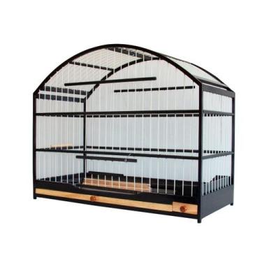 Imagem de Gaiola Passarinho em Madeira Quadrada - Trinca Ferro - Coxo Baixo - Ro