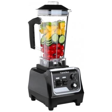 Imagem de Liquidificador de Bancada 2L de Capacidade com Alta Velocidade Variável, 2200W, 110v, YANIKE, Prateado