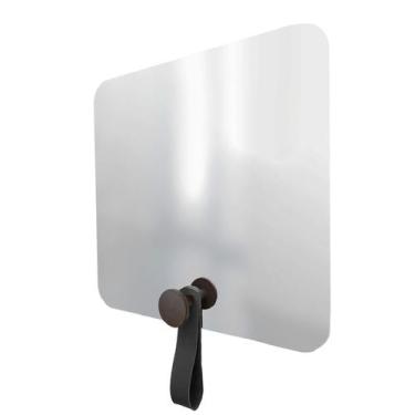 Imagem de Espelho Funcional Hook Corten Alça Preta 50x50 Cm Quadrado - e2g Desig