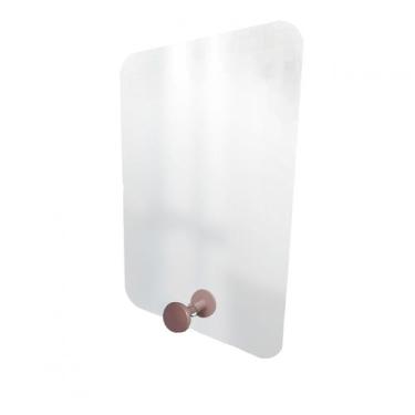 Imagem de Espelho Funcional Hook Rosa  60 X 40 Cm  - e2g Design