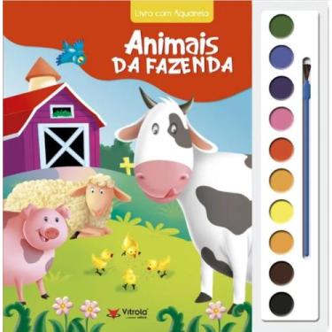 Imagem de Aquarela - Animais Da Fazenda - VITROLA COMERCIAL