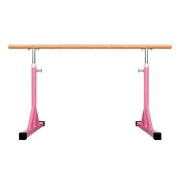 Imagem de Ballet Bar Barra De Balé Portátil Para Fitness, Em Casa, Barra De Dança Autônoma Ajustável Para Treinamento, Academia, Estúdio De Dança, Barra De Balé, Anti-balanço(Pink,150cm/4.92ft)