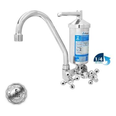 Imagem de Torneira Filtro Purificador Cozinha Parede Com Refil - Shophidraulica