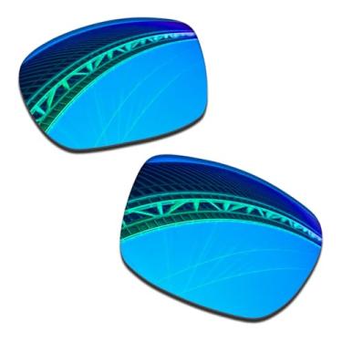 Imagem de LenzProse Lentes de reposição polarizadas de 1,5 mm para óculos de sol Oakley TwoFace OO9189/TwoFace Asian Fit OO9256, antirriscos