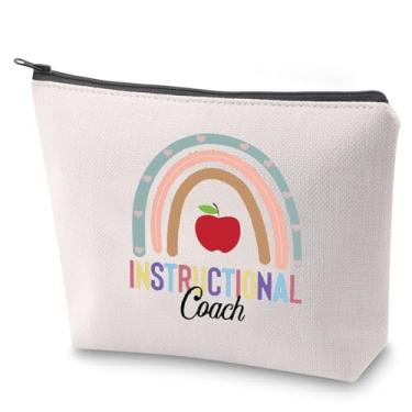 Imagem de ZJXHPO Kit de sobrevivência para treinador instrucional, bolsa de maquiagem para assistente de instrução, com zíper, bolsa de higiene pessoal educacional, presente de agradecimento ao treinador,