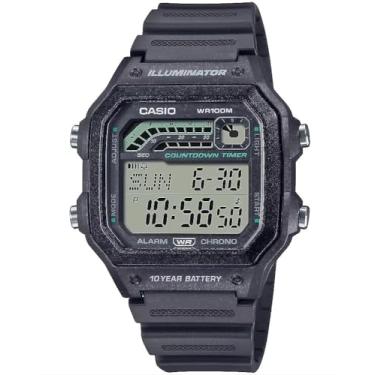Imagem de Casio Illuminator Relógio digital masculino com cronógrafo e contagem regressiva de bat...