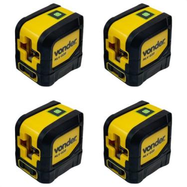 Imagem de Kit 4 Nível a Laser com Suporte Magnético 20m Vonder