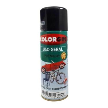 Imagem de Spray Brilhante ColorGin Uso Geral - SHERWIN WILLIAMS, Preto