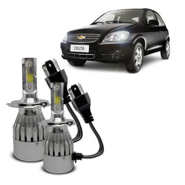 Imagem de Ultra Led Farol Baixo Celta 2000-2005 H4 6000k - Tay Tech