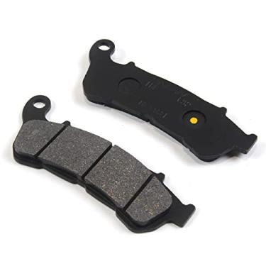 Imagem de 1 par de pastilhas de freio dianteiras compatíveis com Honda CBF1000T 2007-2016, XL1000V Varadero 2004-2011, CB1100AD 2013, VFR1200 2015-2016, peças de acessórios de substituição de motocicleta