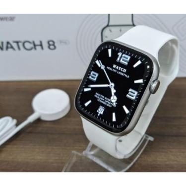 Imagem de Relógio Smartwatch W28 Pro Masculino Feminino Tela 45mm Faz e recebe C