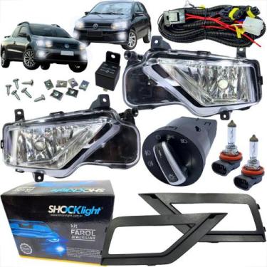 Imagem de Kit farol milha neblina volkswagen saveiro gol e voyage g7 g8 de 2017 