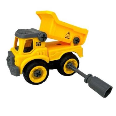 Imagem de Caminhão Caçamba Monta e Desmonta Brinquedo Infantil Menino - Well Kid