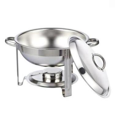 Imagem de Rechaud Inox redondo 5 litros banho-maria Marca Richoa