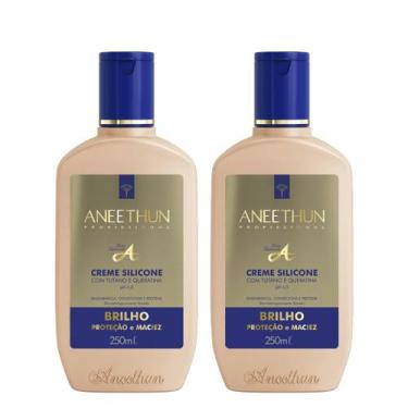 Imagem de Aneethun Linha A Kit Creme de Silicone Brilho 2x250ml