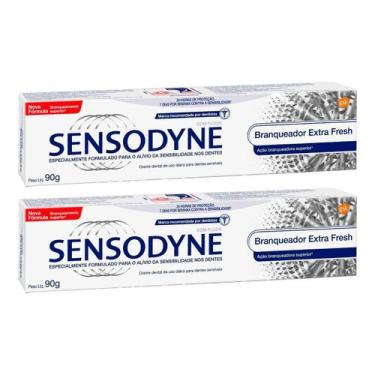 Imagem de Kit 2 und Creme Dental Sensodyne Branqueador Extra Fresh 90g