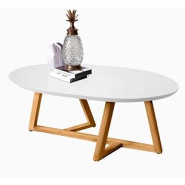 Imagem de Mesa de Centro Clássica para Sala/quarto Tebarrot Pé de Madeira Cores 