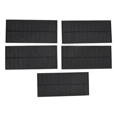Imagem de 5W Mini Painel Solar, 5pcs ETFE Monocristalina Silício Painéis Solares Portáteis, Materiais de Brinquedos Elétricos Células Fotovoltaicas Solar Kits Diy System Kits
