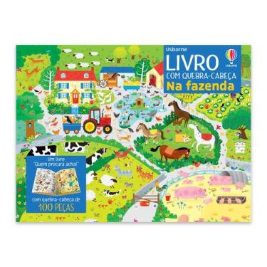 Imagem de Livro - NA FAZENDA: LIVRO COM QUEBRA-CABEÇA