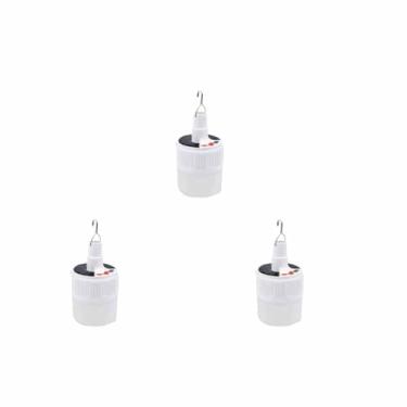 Imagem de Lâmpada emergência Lanterna Solar Bateria Recarregável 5 Niveis De Luz Camping Com Gancho Economia de energia emergência Super(3)