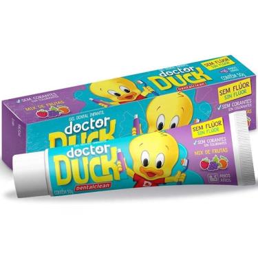 Imagem de Pasta de Dentes Infantil Dentalclean Doctor DUCK MIX de Frutas GEL sem Gluten 50G