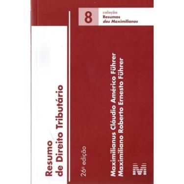 Imagem de Resumo (08) Direito Tributario - 26Ed/17