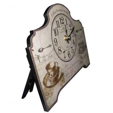 Imagem de Relogio De Mesa Cafe Da Manha Vintage Retro Decoracao Casa (xin-07)