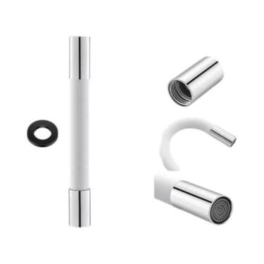 Imagem de Extensor de Torneira 360° - Flexível, Giratório e de Silicone para Coz