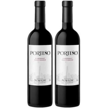 Imagem de Kit 2 Vinho Tinto Norton Porteno Cabernet Sauvignon 750ml