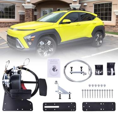 Imagem de FuseRish ACAR-B7D Pedal universal a gás e freio, pedal de gás de carro de controle duplo para veículos de treinamento de motorista, crucial para instruções de motorista iniciante ACARB7D