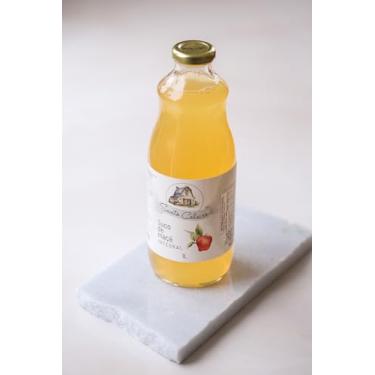 Imagem de Kit 12 unidades de Suco de Maçã 1 litro 100% Integral Santo Celeiro Sem Açúcar