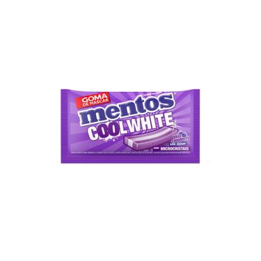 Imagem de Chiclete Mentos Cool White 3 Camadas Blue 8,5g Chiclete Mentos Cool White 3 Camadas Blue Raspberry 8,5g