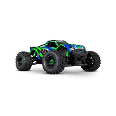 Imagem de Automodelo Traxxas 1/10 MAXX Monster TQI 4S Widemaxx, Azul, Verde