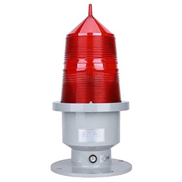 Imagem de GZ-155LED Luz de Obstrução de Aviação Destaque Sinal de Farol Flash Ângulo vertical> Faixa de 3 °> 5km AC220V - 15W Destaque LED de Aço Inoxidável IP55 para Ridges City