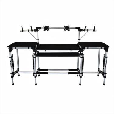 Imagem de Rack Titanium Linear Rav-l Ideal P/ Set Dj Conta C/ Suporte Vesa