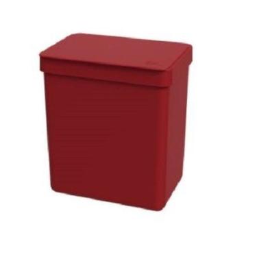 Imagem de Lixeira Para Pia C- Tampa 2,5 Litros Vermelho